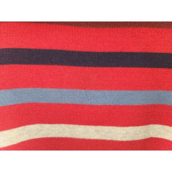 Boys PLACE Pullover Crew neck Sweater Striped  Size 5-6 red white blue stripes - Picture 3 of 4
